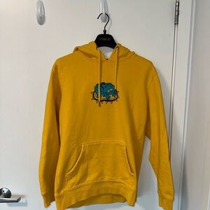 Yellow Graphic Hoodie